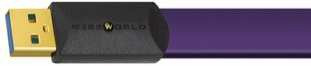 Auditorium Wireworld Cable Ultraviolet 8 3.0 SuperSpeed USB A zu USB B violett/schwarz 287613 - 3