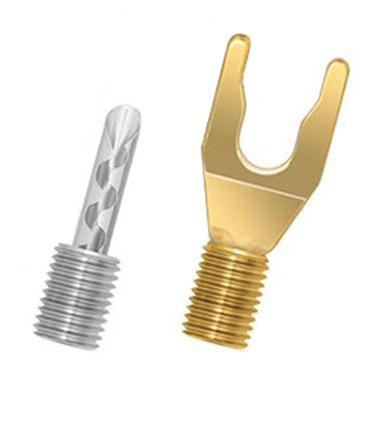 Auditorium Wireworld Cable Banana Stecker ohne Hülse Uni-Term (8 Stück) 294764 - 1