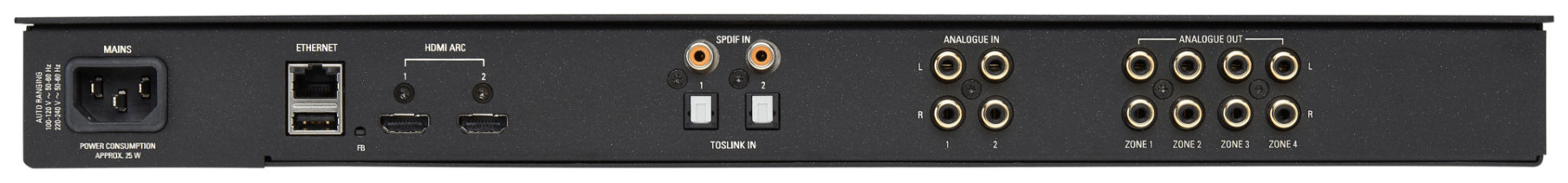 Auditorium Linn Kustom DSM 2 Stream für 4 Zonen Schwarz 292637 - 3