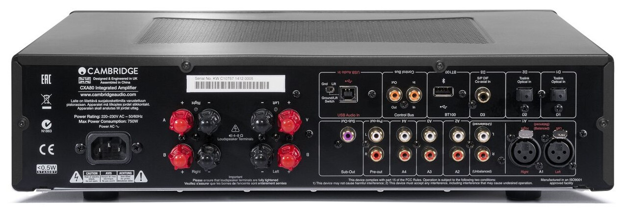 Auditorium Cambridge Audio CXA80 integrierter Verstärker mit DAC 80 Watt 275898 - 2