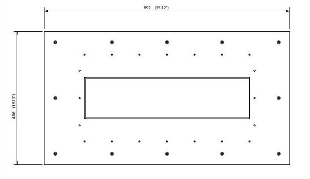 Auditorium Bowers & Wilkins BackBox BB LCR 7 für CWM LCR7 250666 - 1
