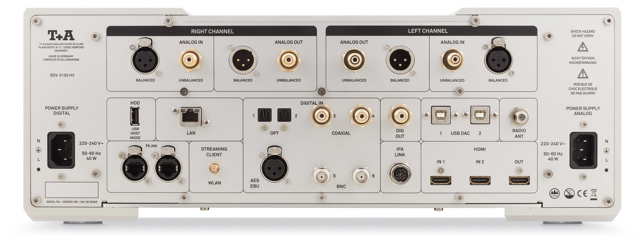 Auditorium T+A SDV 3100 HV Streaming DAC Vorverstärker 285388 - 3