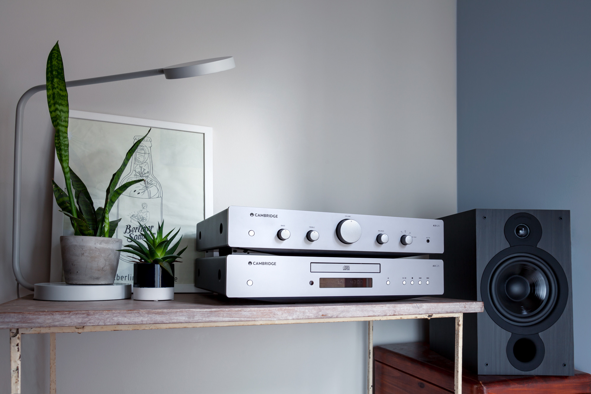 Auditorium Cambridge Audio AXA25 Entry Level 25 Watt Verstärker Luna Grey 286356 - 5