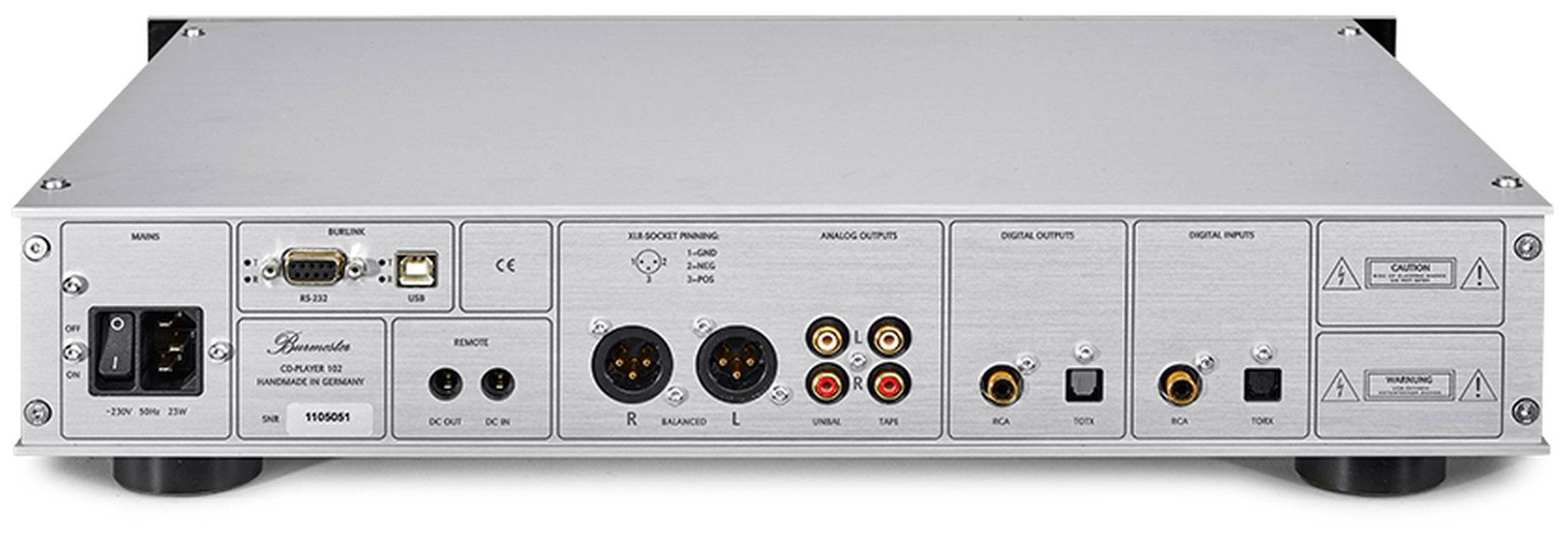 Auditorium Burmester 102 Classic Line CD-Player silber 259488 - 2