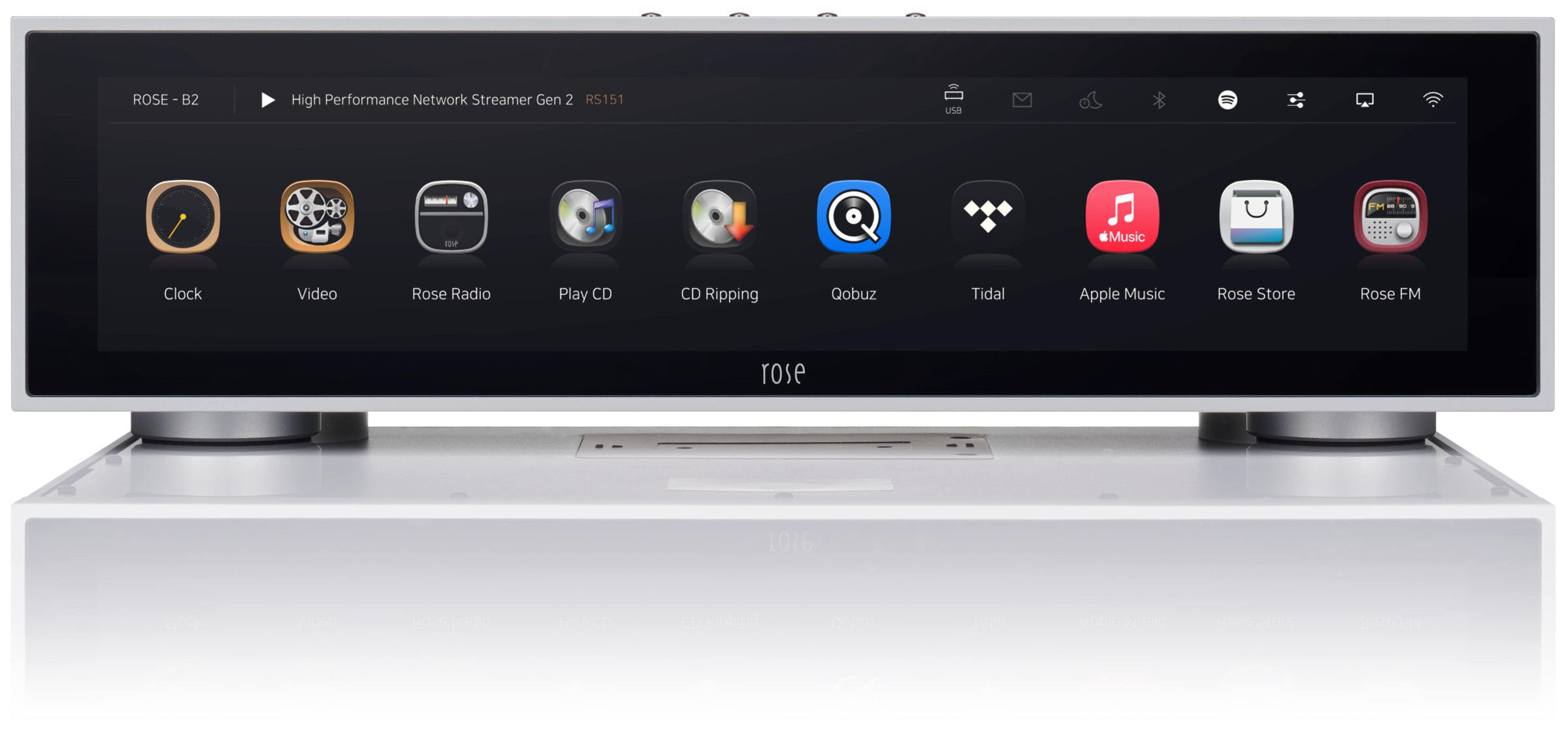 Auditorium Hifi Rose RS 151 Netzwerk Streamer 208492 - 1