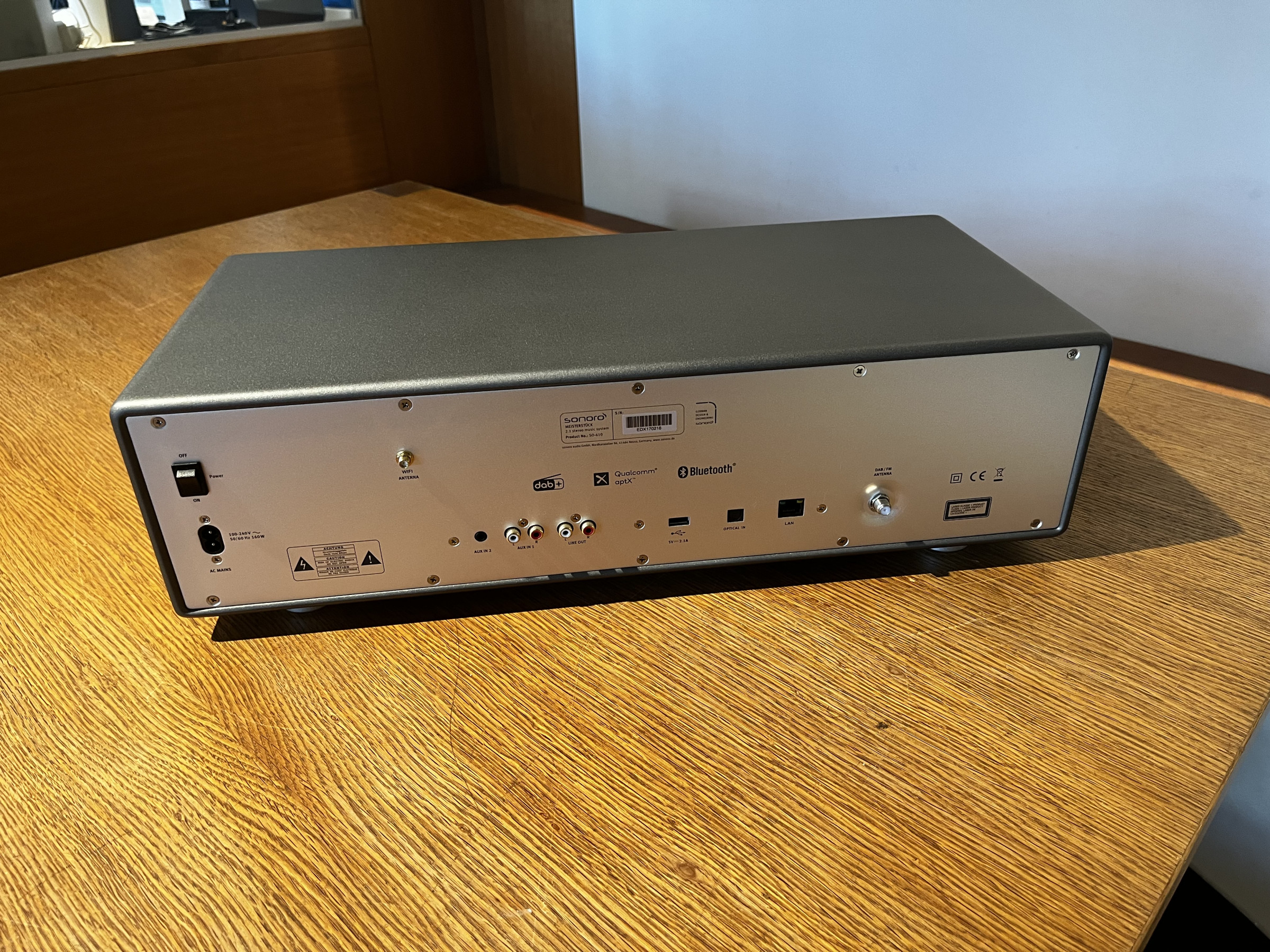 Auditorium Sonoro Meisterstück Graphit matt Musiksystem Demogerät 293250 - 3