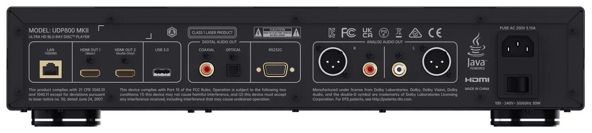 Auditorium Magnetar-Audio UDP 800 MKII 4K UHD Universal Blu-Ray Player 215450 - 2