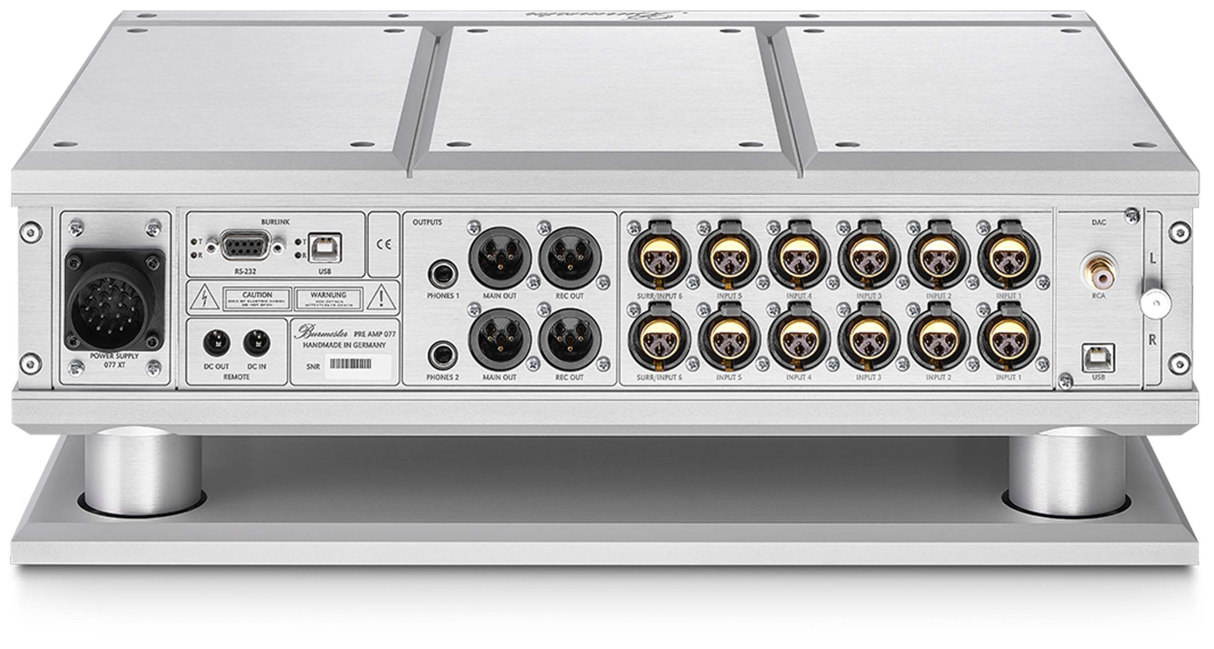 Auditorium Burmester 077 Vorverstärker mit Reference Line Netzteil extern 248587 - 2