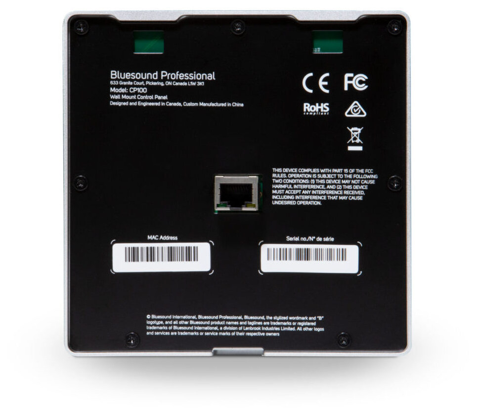 Auditorium BlueSound CP 100 Wandbedienfeld für Bluesound Professional 298210 - 3