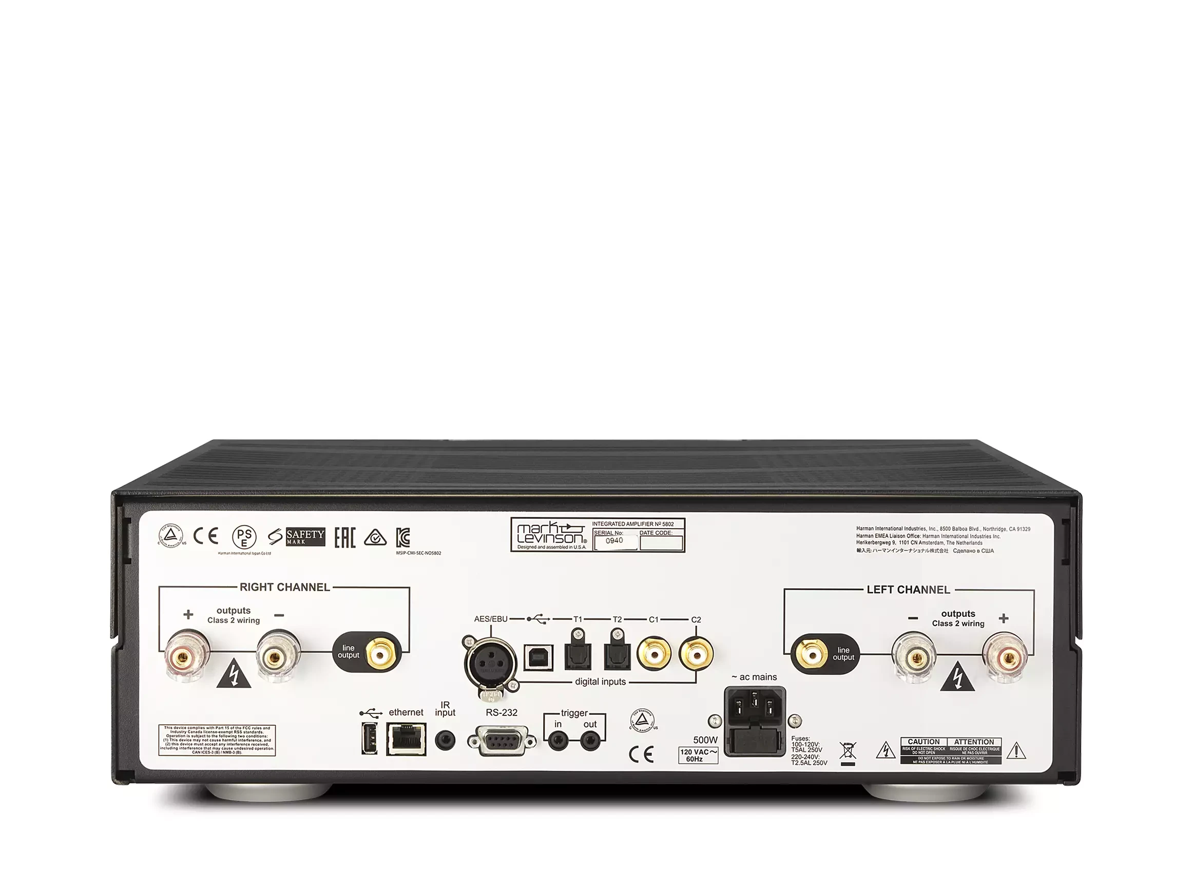 Auditorium Mark Levinson No. 5802 Vollverstärker 202704 - 3