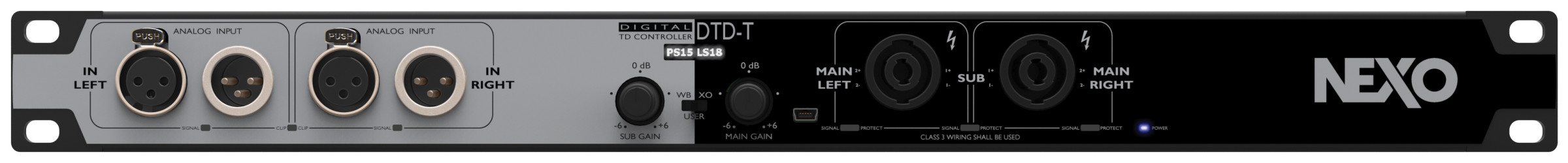 Auditorium Nexo DTD-TN XLR/Speakon TD-Controller, mit Dante 290517 - 1