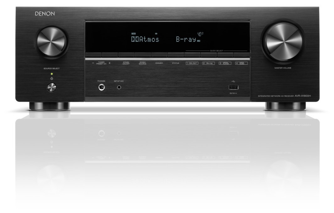 Auditorium Denon AVR-X1800H AV-Receiver 8K schwarz 201575 - 2