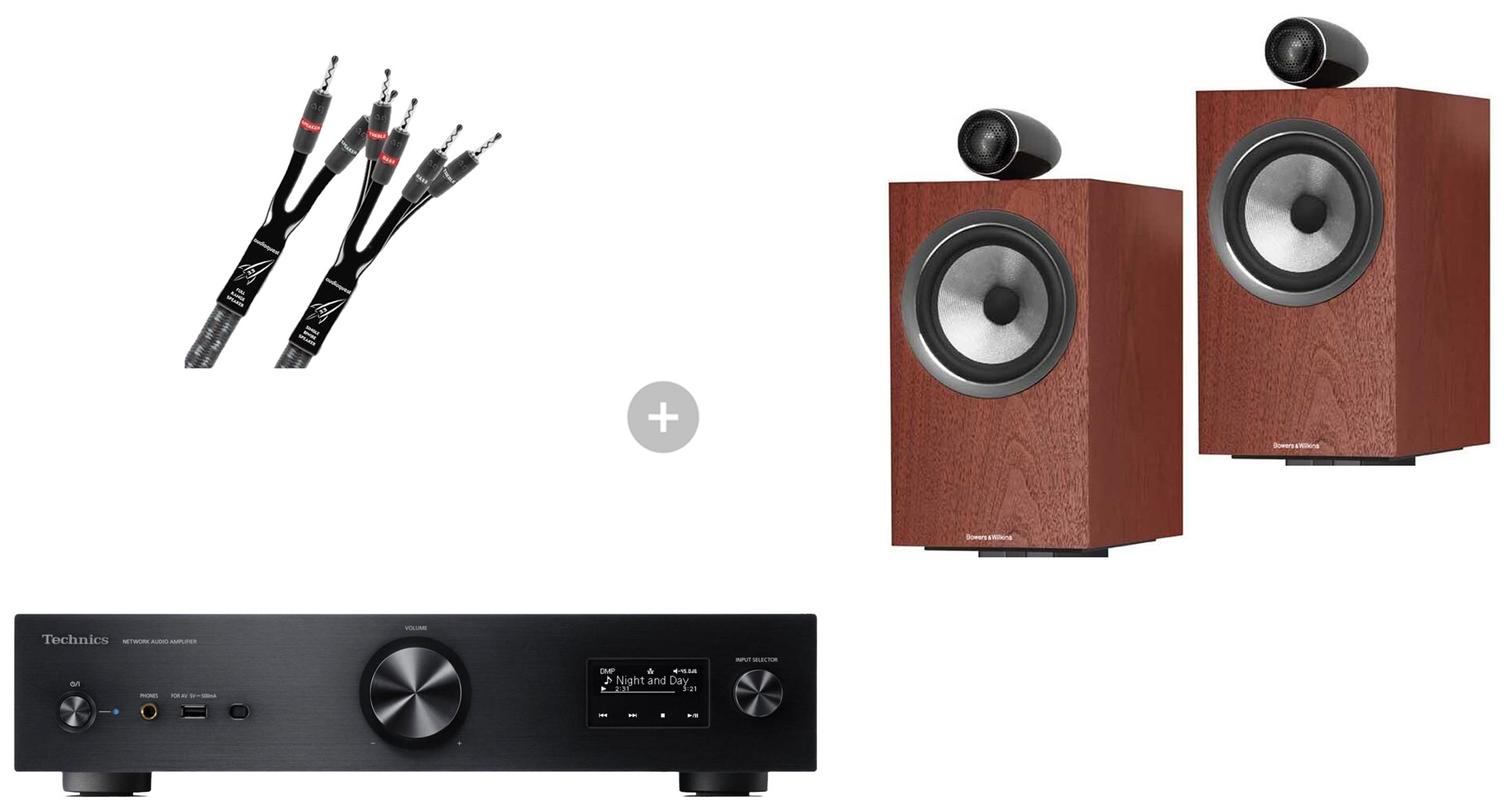 Auditorium Technics SU-GX70 Verstärker + B&W 705 S2 Lautsprecher Set 207121 - 1