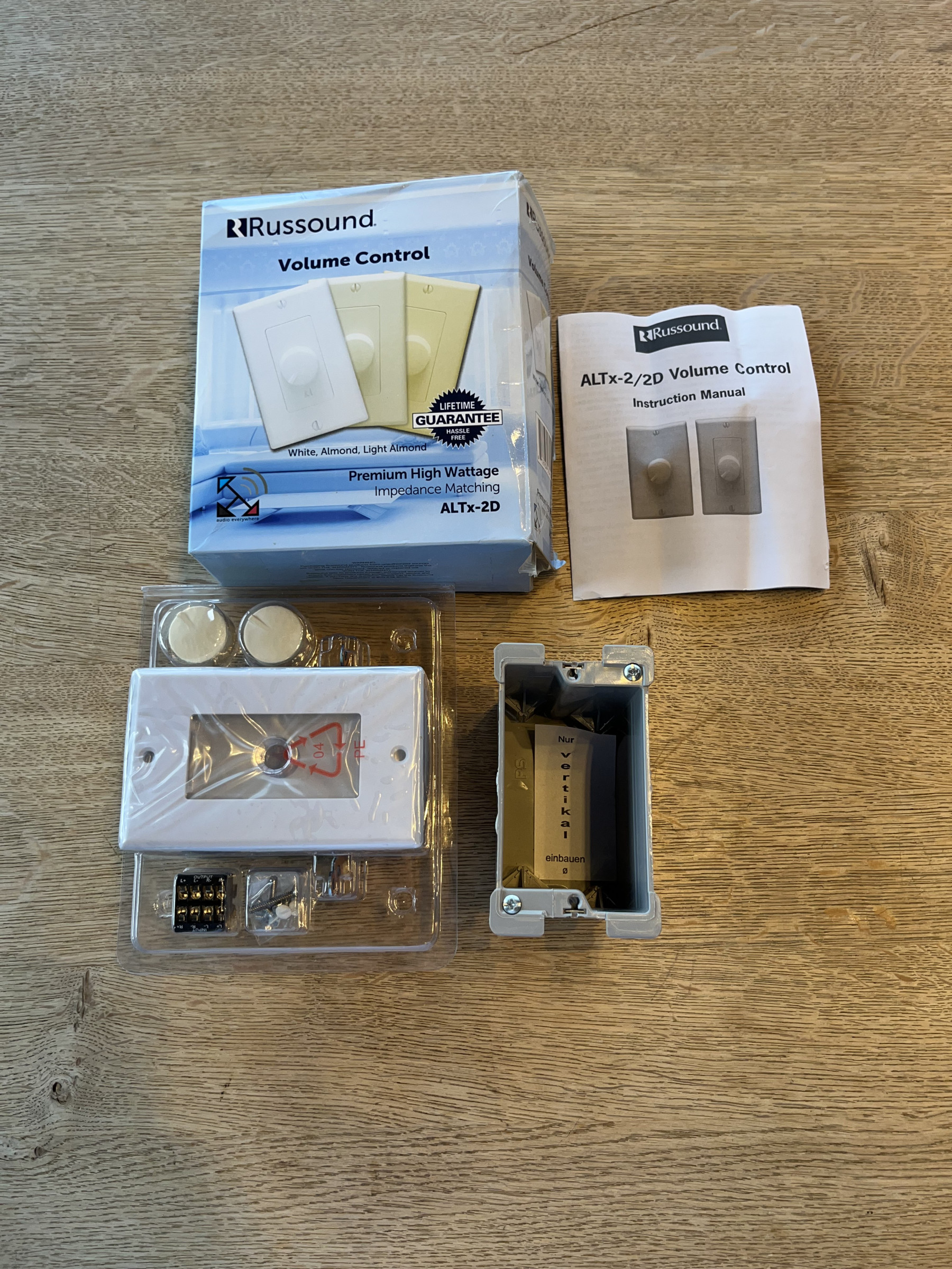 Auditorium Russound ALTx-2D Lautstärke Drehregler 263782 - 8