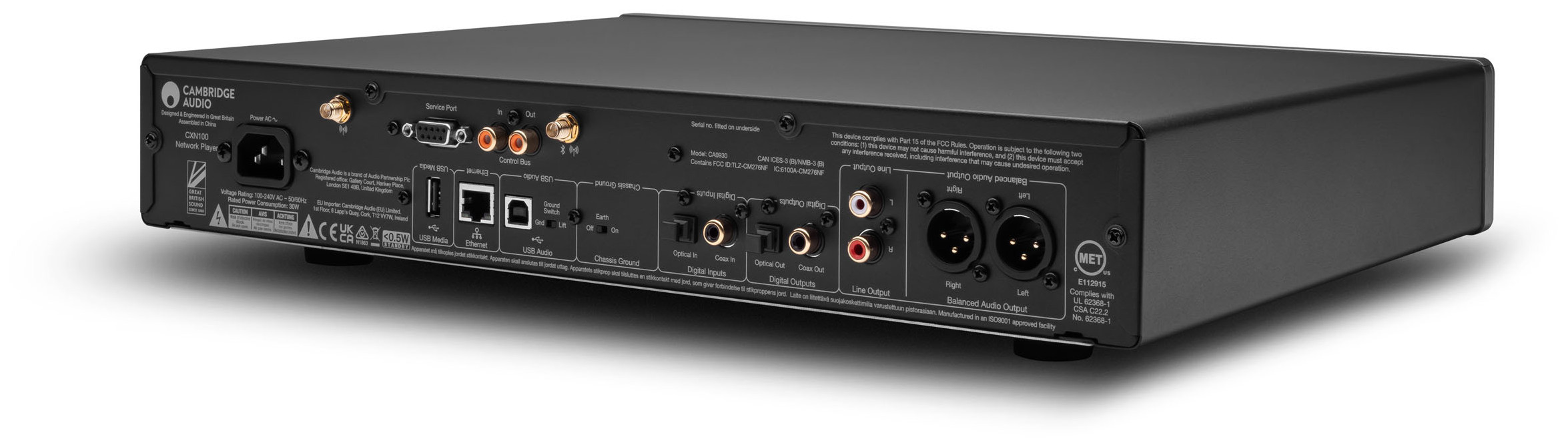 Auditorium Cambridge Audio CXN 100 Netzwerkstreamer Luna Grey 203079 - 6