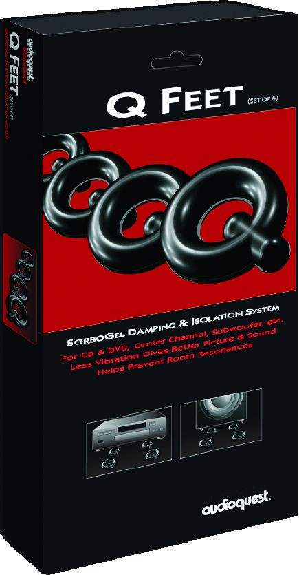 Auditorium Audioquest SorboGel Q Feet System Set zu 4 Stück 252294 - 2
