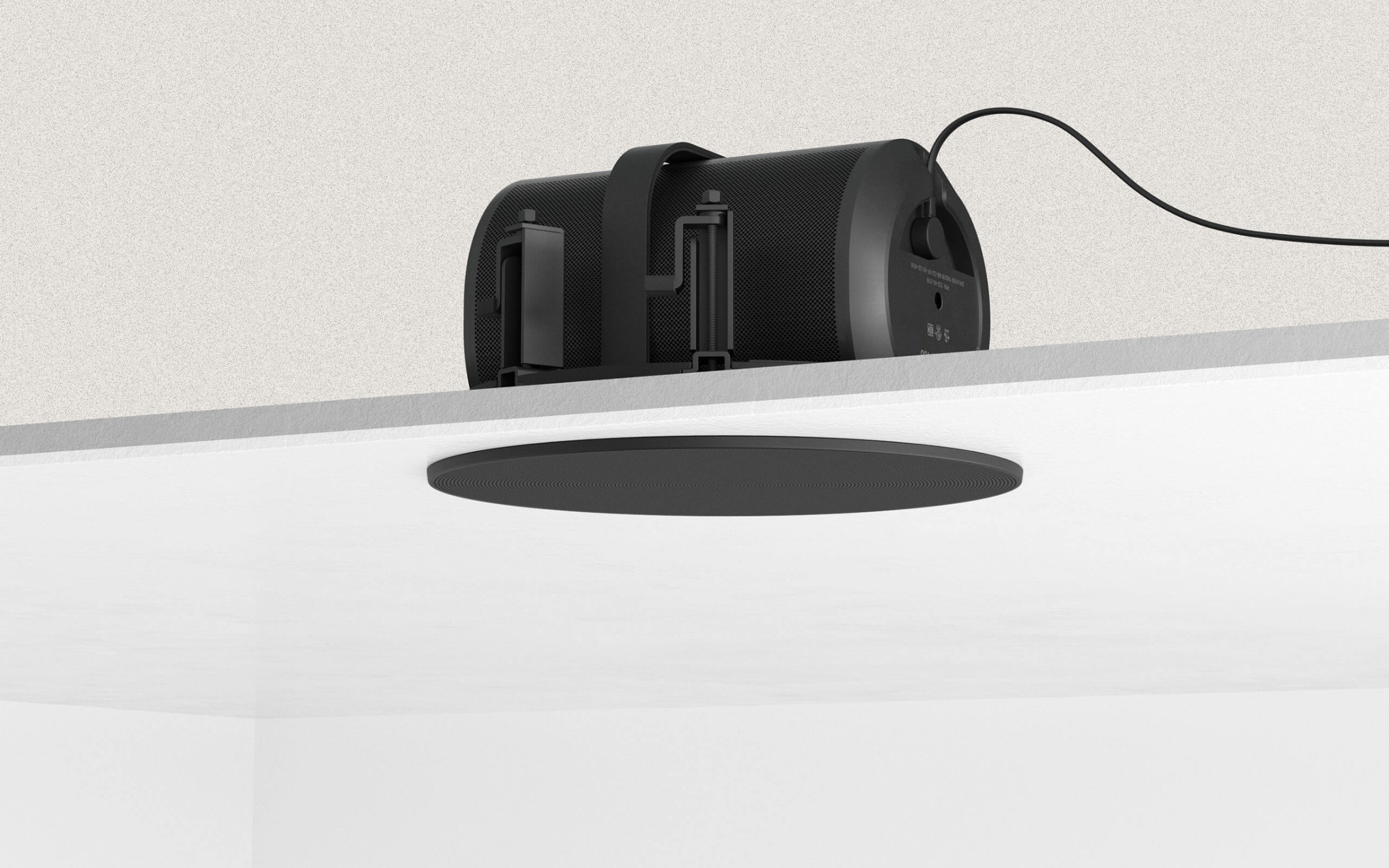 Auditorium b-system Gineos ONE Einbaukit rund für Sonos One, One SL, Home 150 207962 - 1