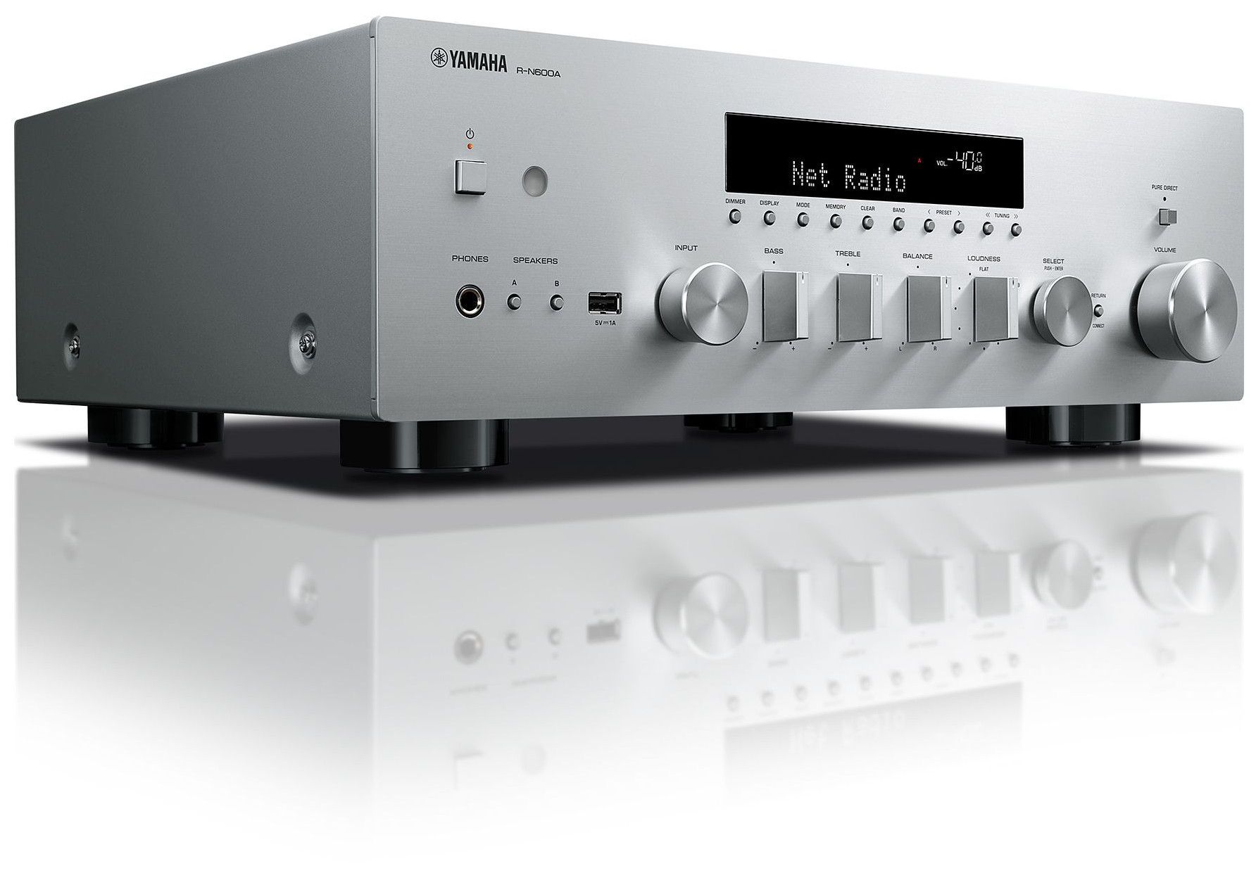 Auditorium Yamaha R-N600A Stereo Streaming Receiver 200616 - 3