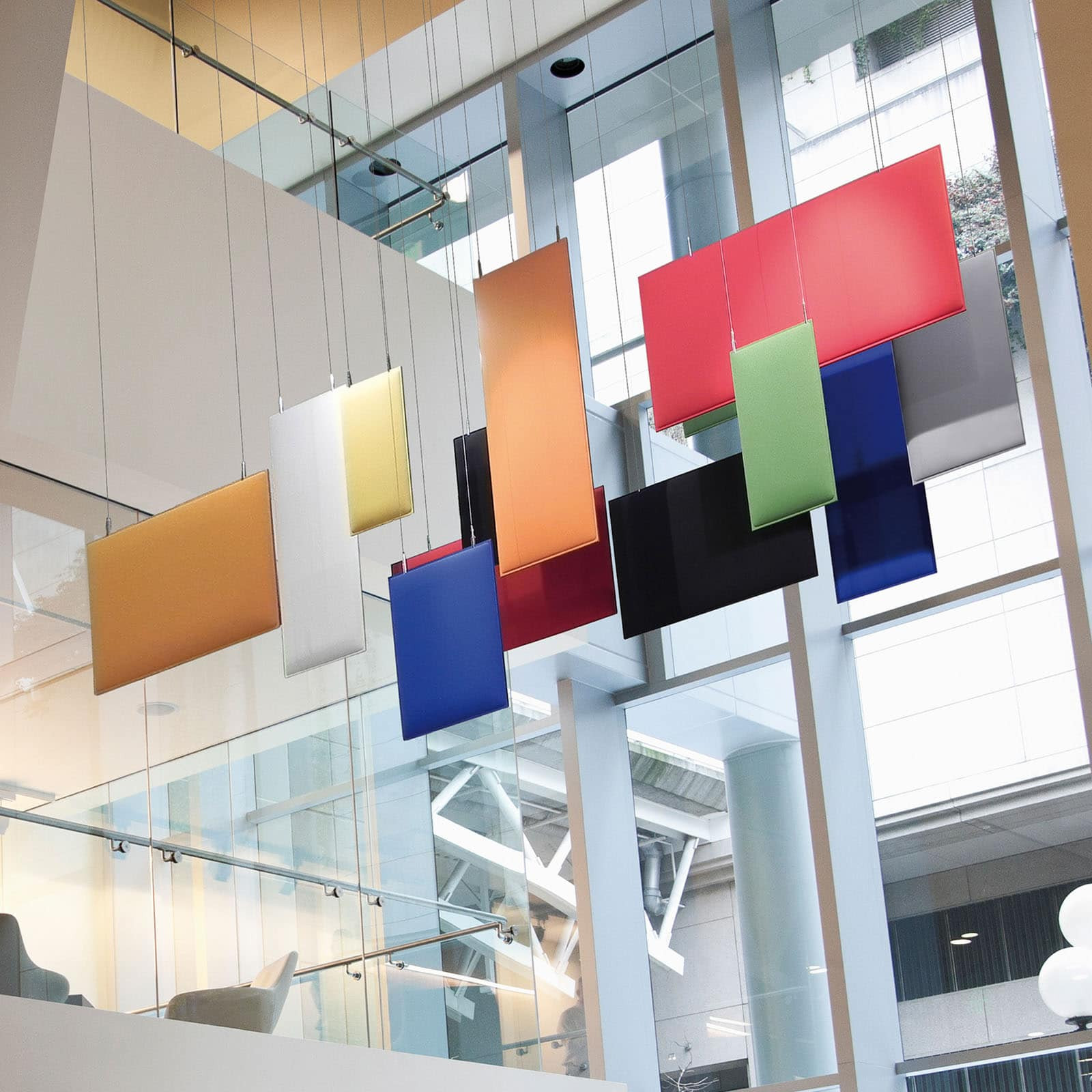 Auditorium Snowsound Baffle Oversize System für Deckenmontage 119x119cm 283623 - 4