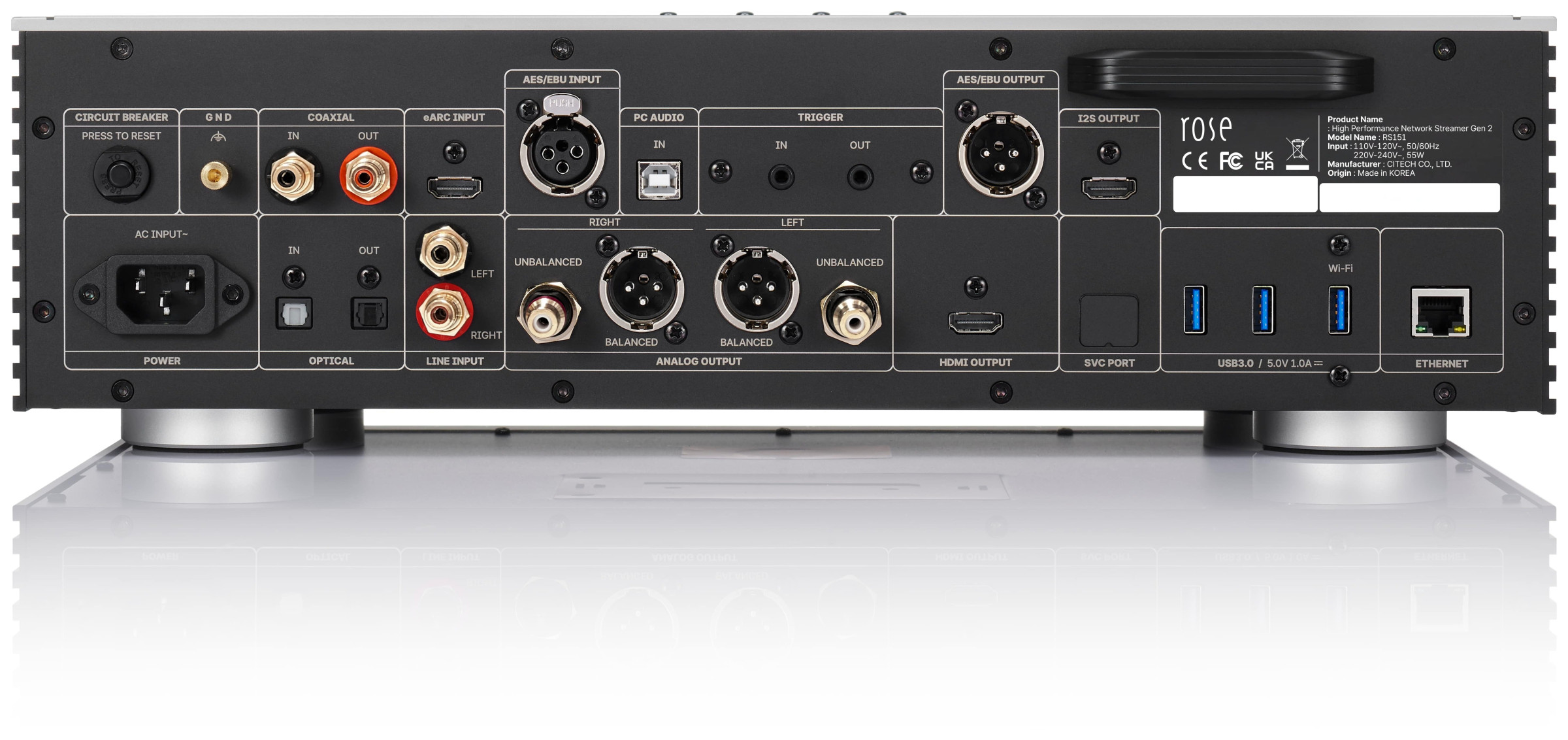 Auditorium Hifi Rose RS 151 Netzwerk Streamer 208492 - 5