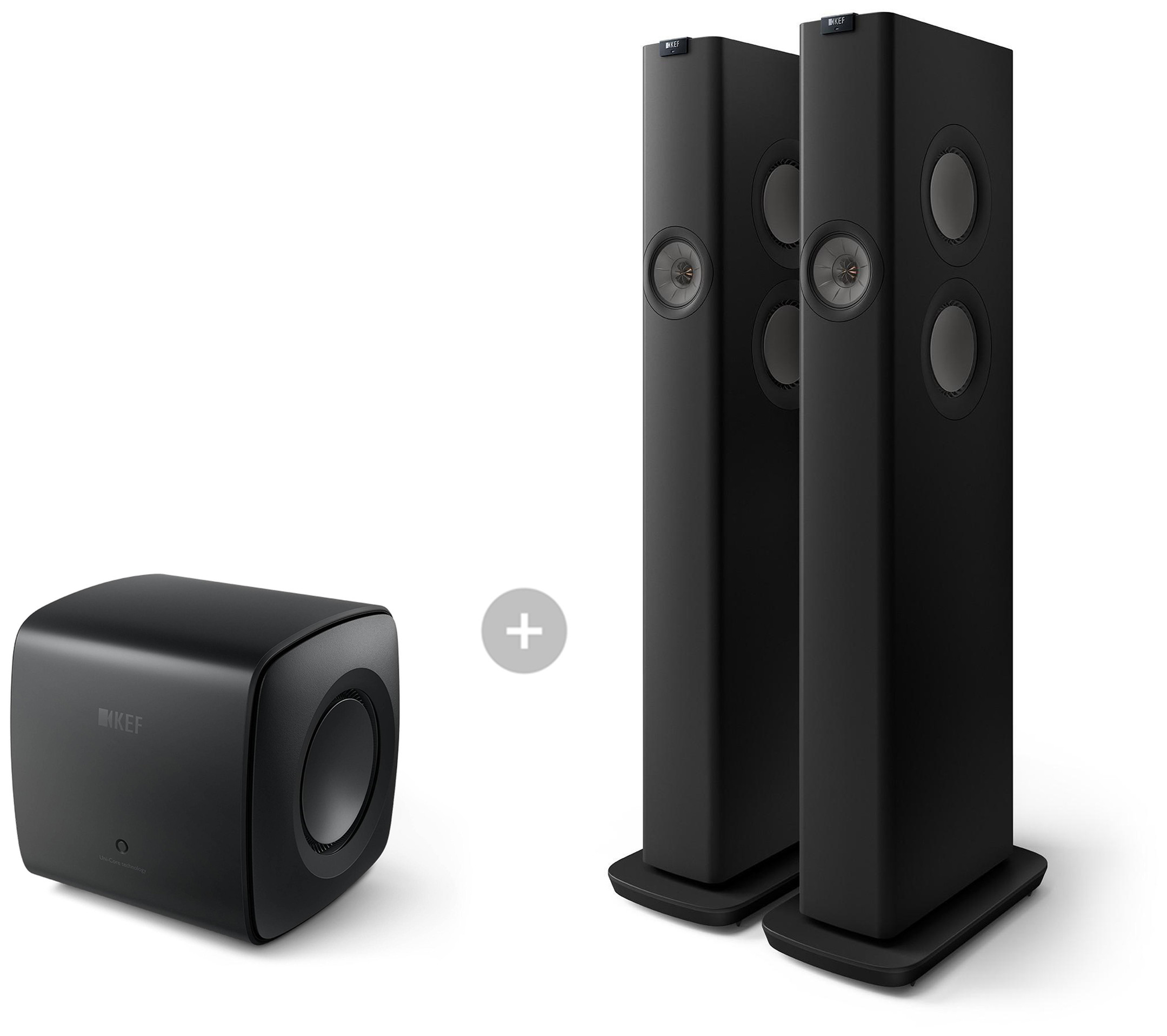 Auditorium KEF LS60 Wireless + KC62 Lautsprecher/Subwoofer-Kombi 206797 - 1