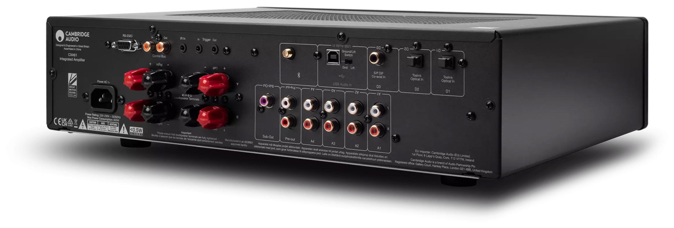 Auditorium Cambridge Audio CXA61 Vollverstärker Black Limited Edition 297814 - 4