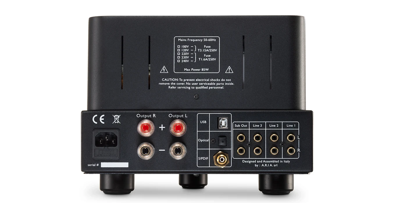 Auditorium Unison Research Simply Italy Black Edition Stereo-Vollverstärker schwarz 207911 - 5