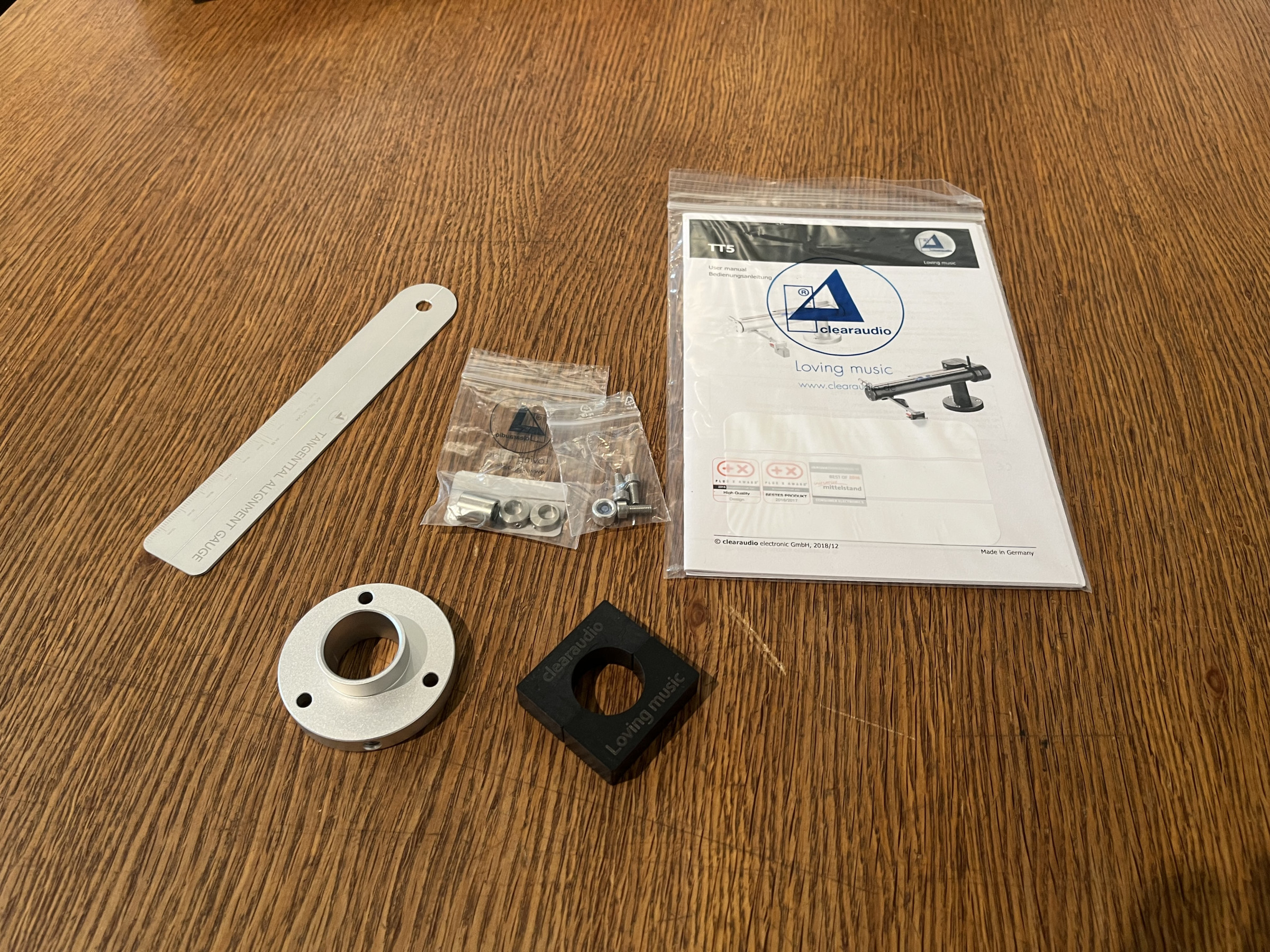 Auditorium Clearaudio TT5 Tonarm silber 219063 - 4