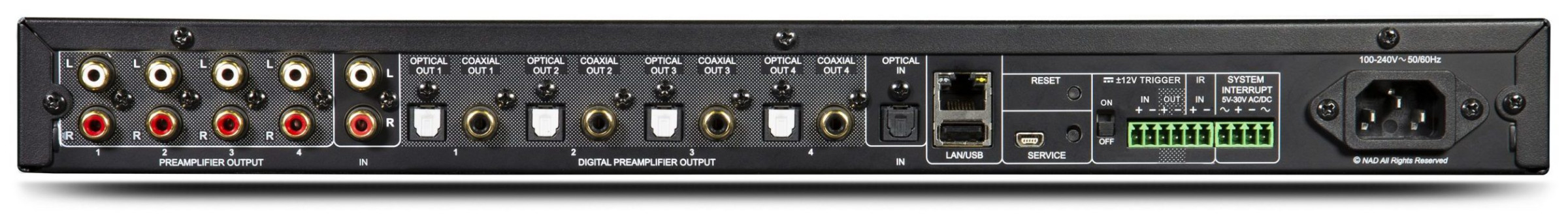 Auditorium NAD CI 580 V2 BluOS 4 Zonen Network Music Player 294170 - 2