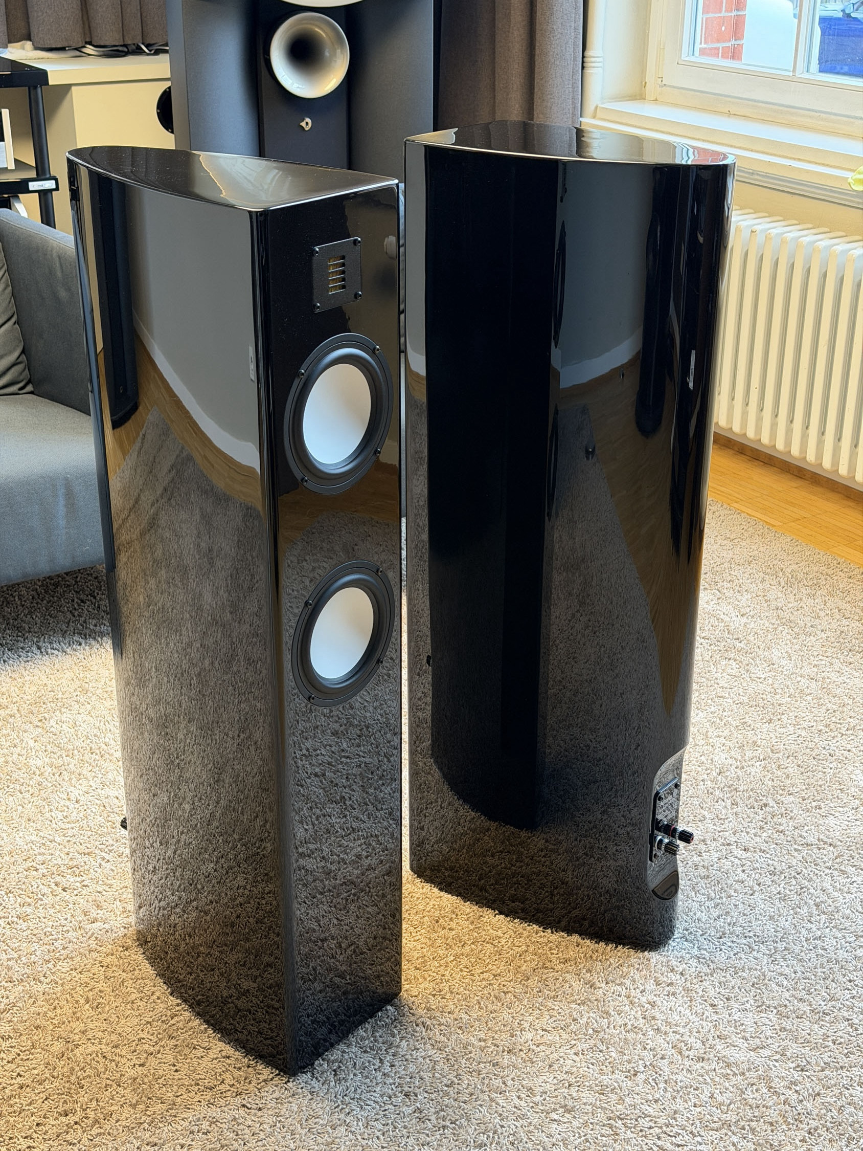 Auditorium Diverse Gauder Arcona 80 Lautsprecher Hochglanz Schwarz 216365 - 1