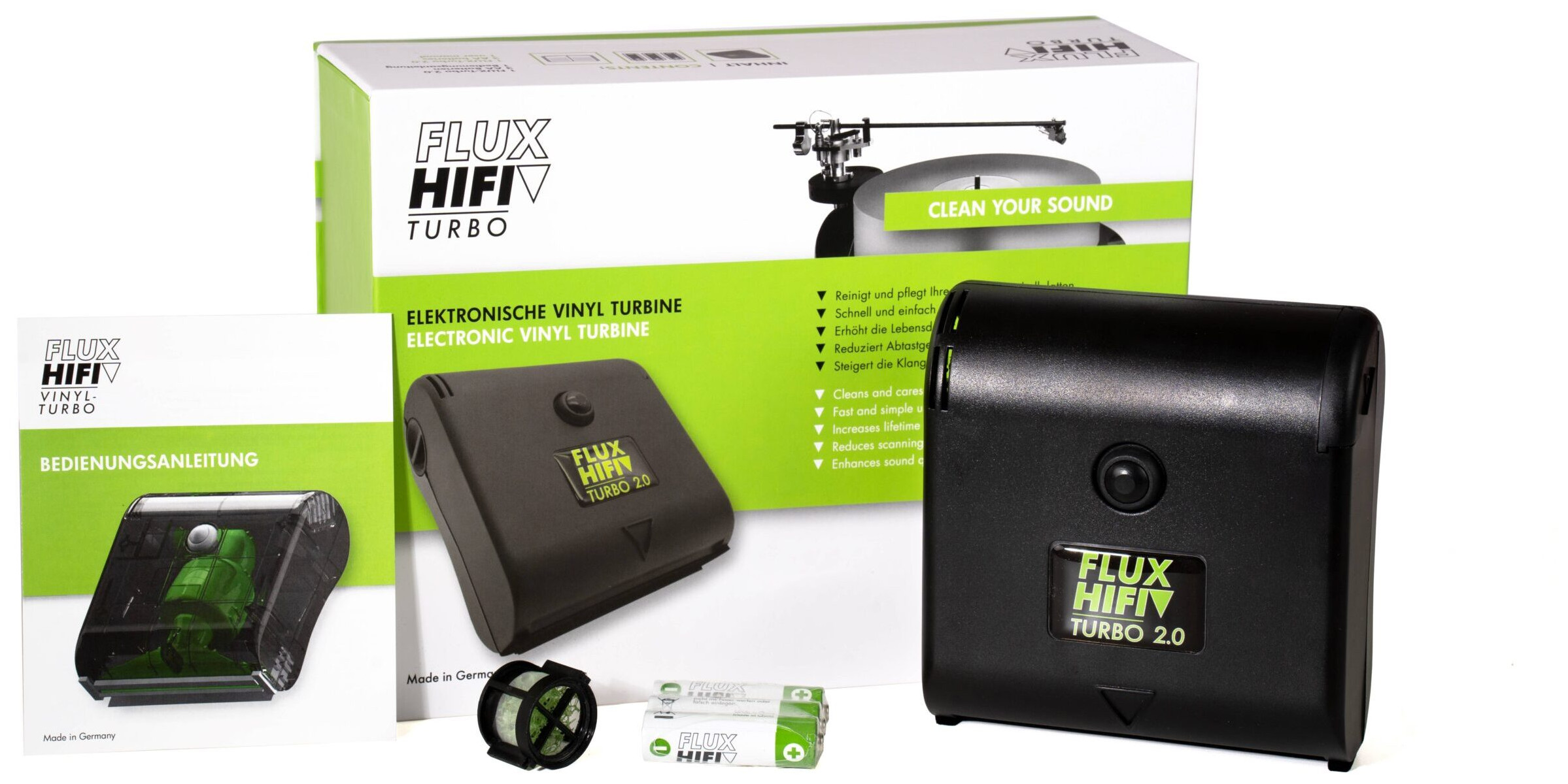 Auditorium Fluxsonic Flux-Hifi Vinyl-Turbo 2.0 handlicher Plattenreiniger 290900 - 5 Auditorium Fluxsonic Flux-Hifi Vinyl-Turbo 2.0 handlicher Plattenreiniger 290900 - 5