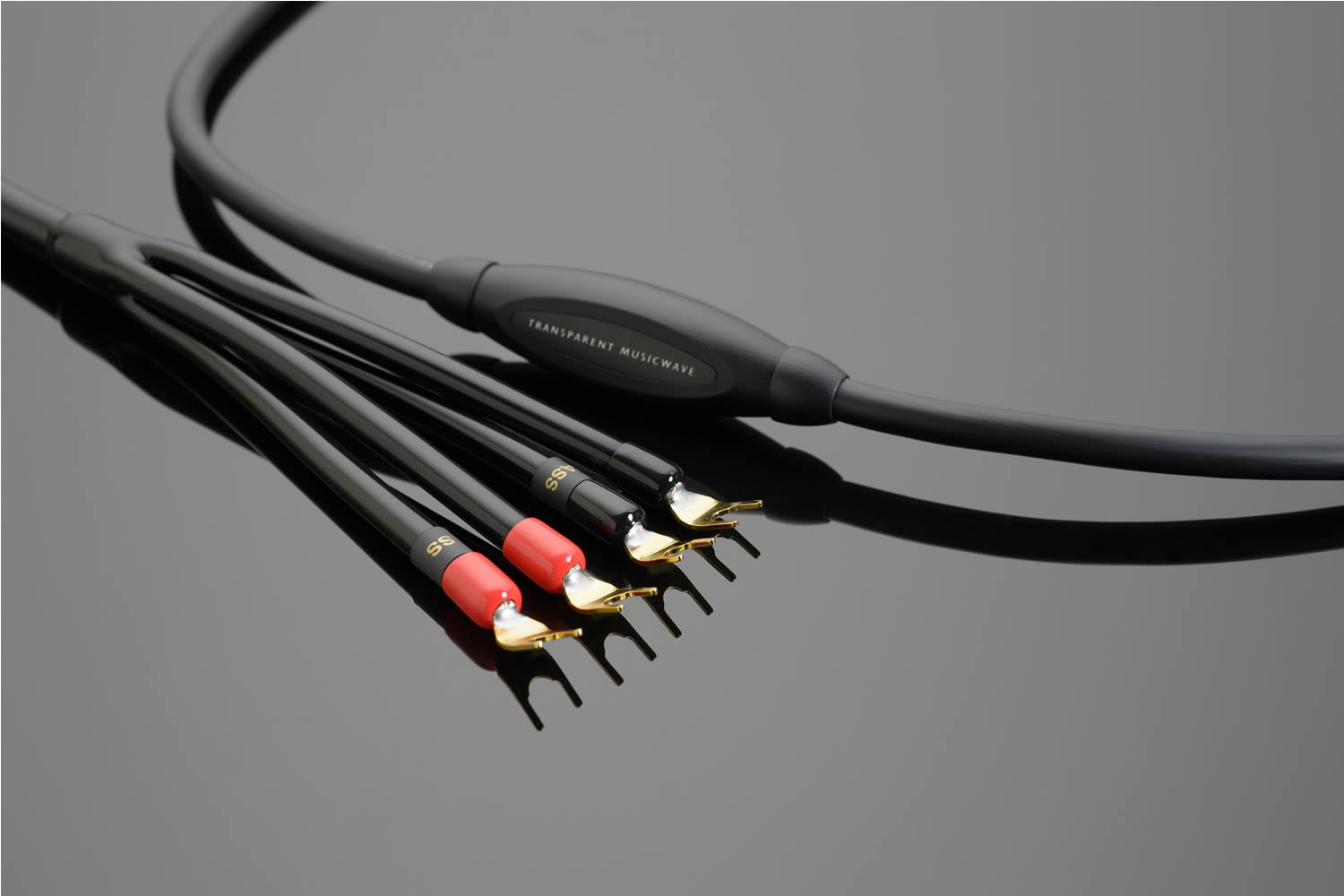 Auditorium Transparent Cable MusicWave Lautsprecherkabel Biwire Spade > Spade 280894 - 1