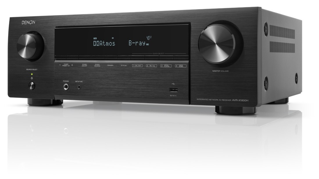 Auditorium Denon AVR-X1800H AV-Receiver 8K schwarz 201575 - 3