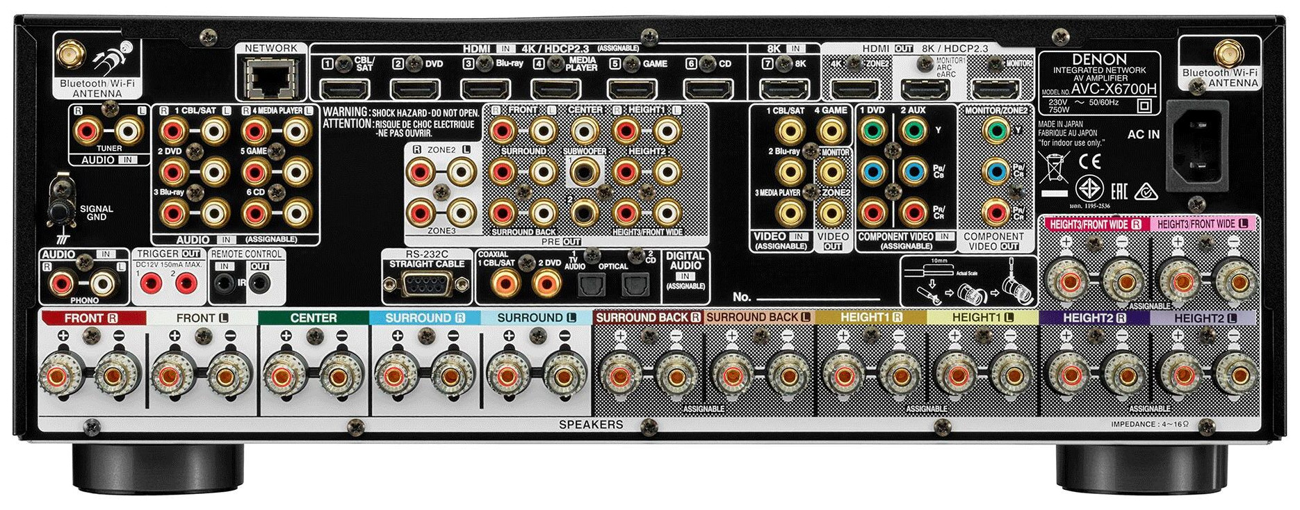 Auditorium Denon AVC-X6700H A/V-Receiver 288853 - 2