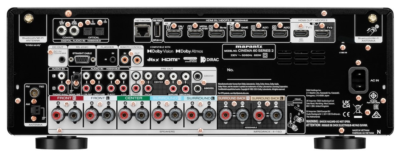 Auditorium Marantz CINEMA 60 DAB Serie 2 AV-Receiver 217635 - 4