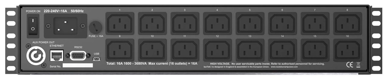 Auditorium Isotek Delta Smart mit 16 C14 IEC Ausgangsbuchsen 297972 - 3