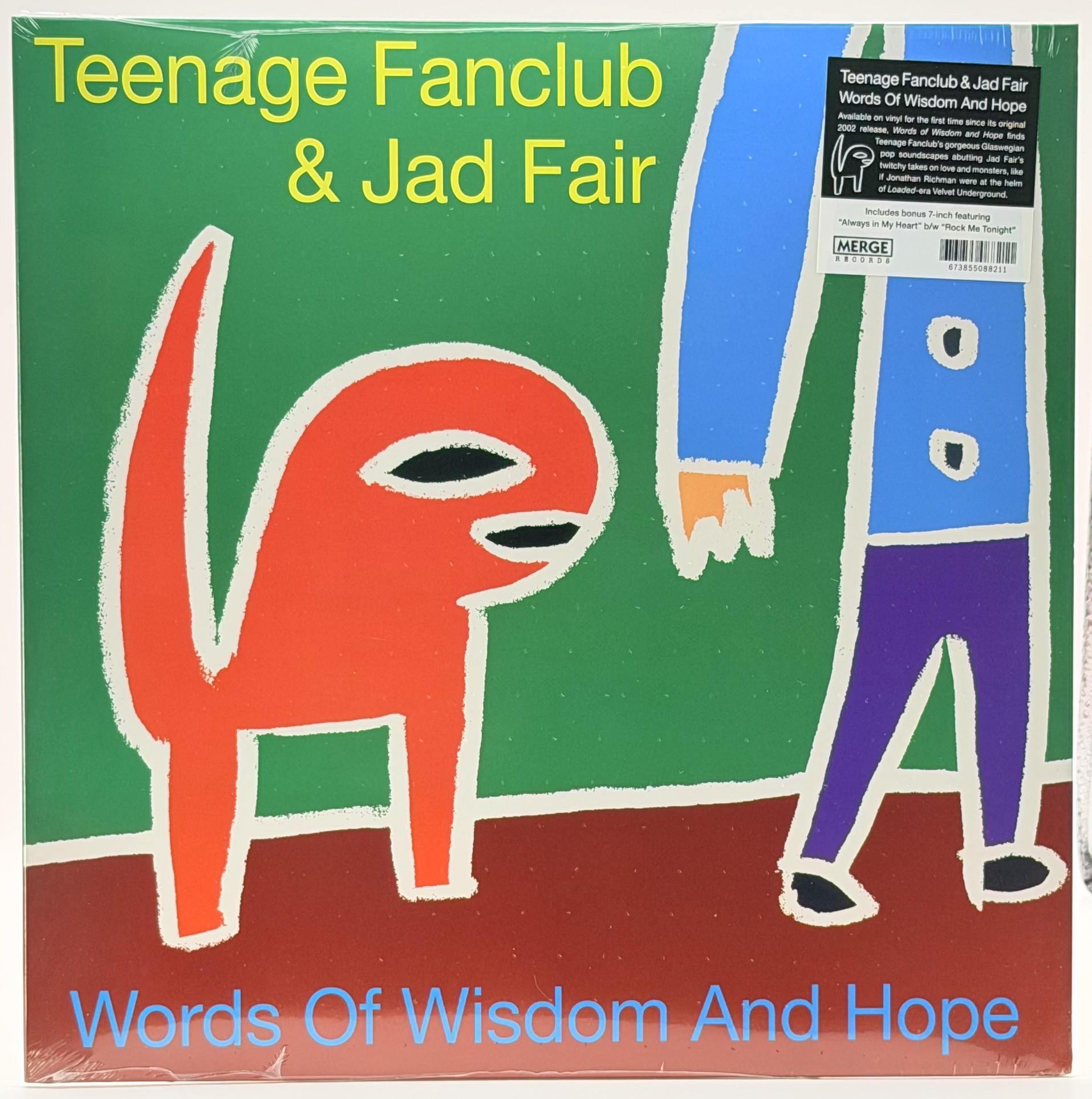 Auditorium Vinyl Teenage Fanclub & Jad Fair Words of Wisdom and Hope RSD26 216136 - 1