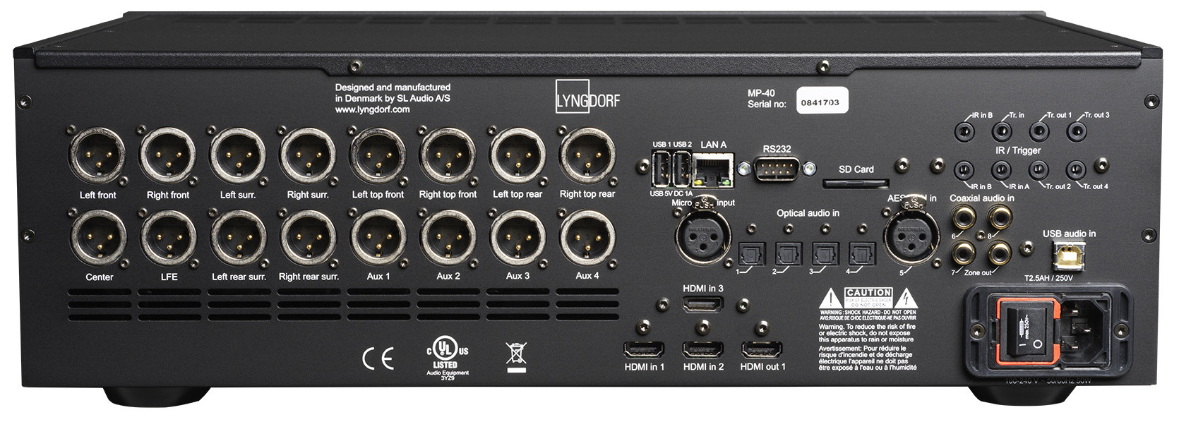 Auditorium Lyngdorf Audio MP-40 2.1 A/V-Vorstufe 298359 - 3