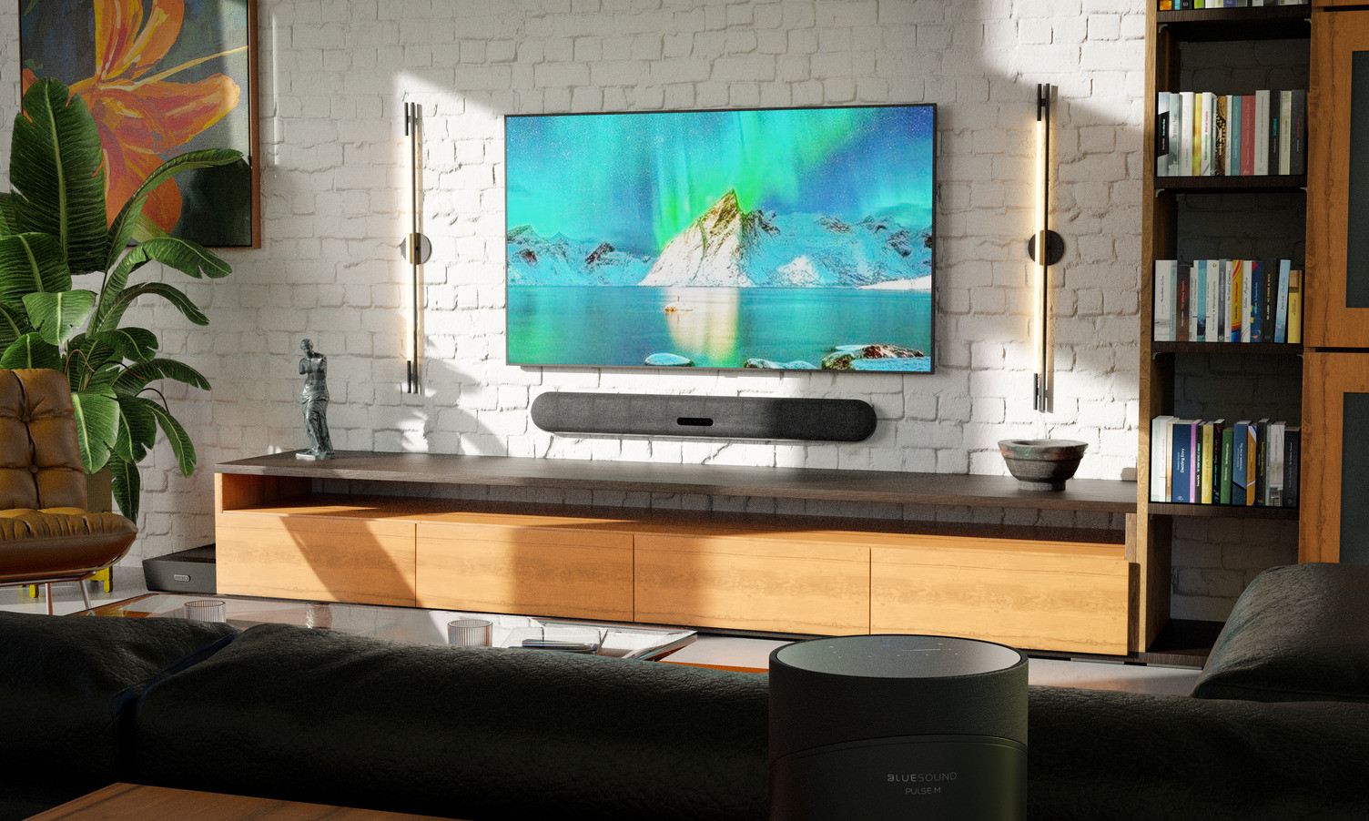 Auditorium BlueSound PULSE Cinema Wireless Multi-Room Streaming Soundbar 213200 - 11 Auditorium BlueSound PULSE Cinema Wireless Multi-Room Streaming Soundbar 213200 - 11