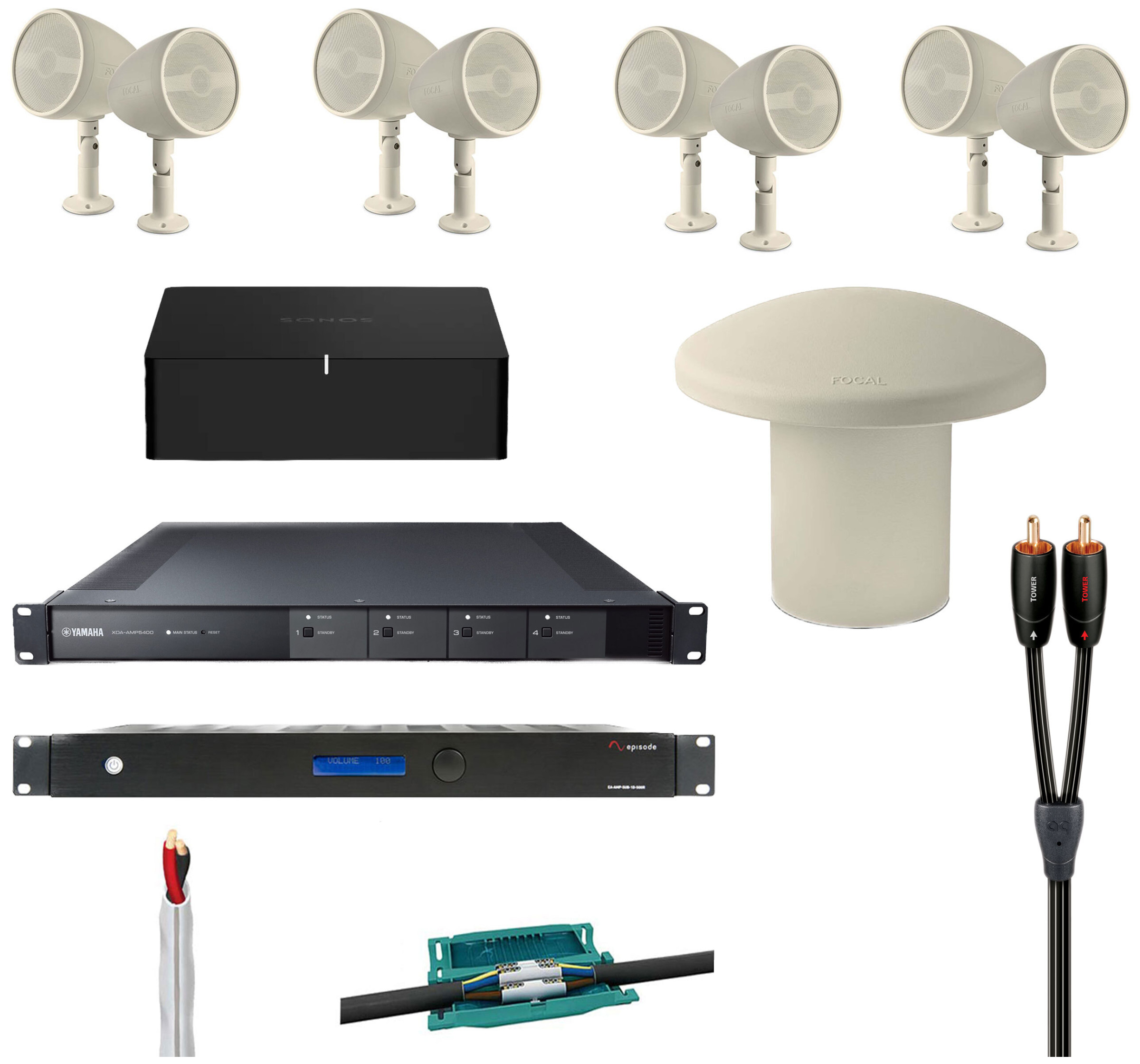 Auditorium Sonos Outdoor-Soundpaket 8.1 Sonos & Focal Littora 298421 - 1