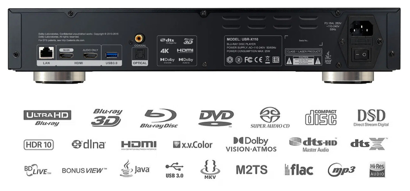 Auditorium Reavon UBR-X110 4K UHD Blu-Ray Player schwarz 294313 - 2
