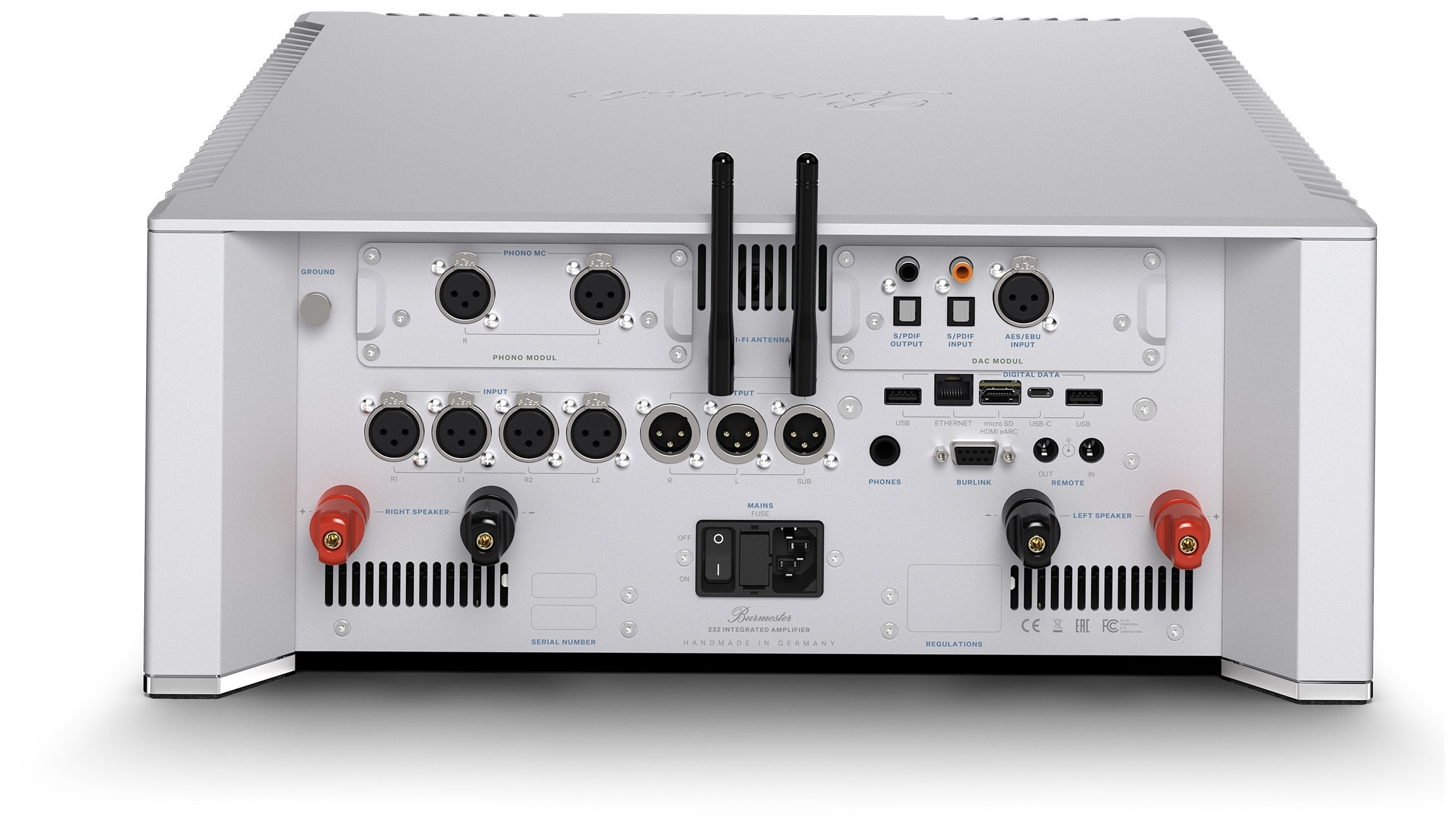 Auditorium Burmester 232 Vollverstärker inkl. Phono- und Streaming-Modul 201852 - 3