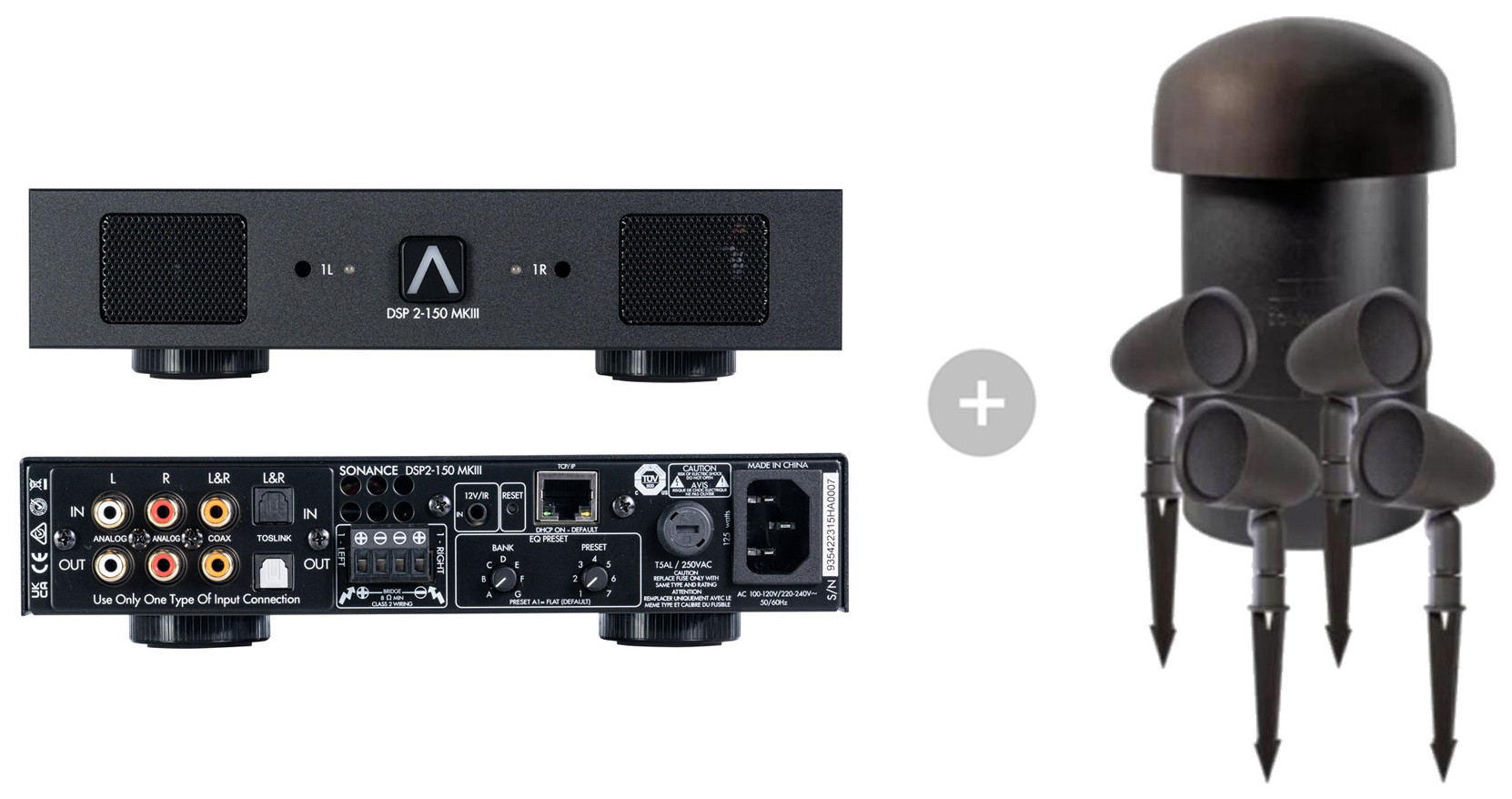 Auditorium Sonance SGS 4.1 Gartensystem Bundle mit SonAmp DSP 2-150 mkIII 206753 - 1