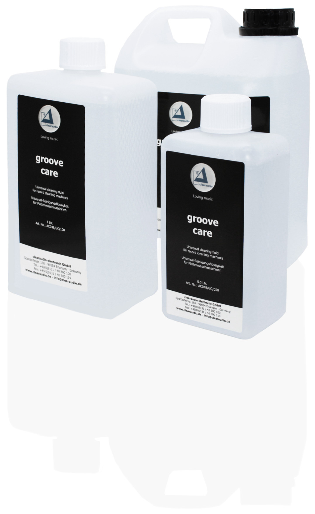 Auditorium Clearaudio Groove Care Reinigungsflüssigkeit 1L 288294 - 1