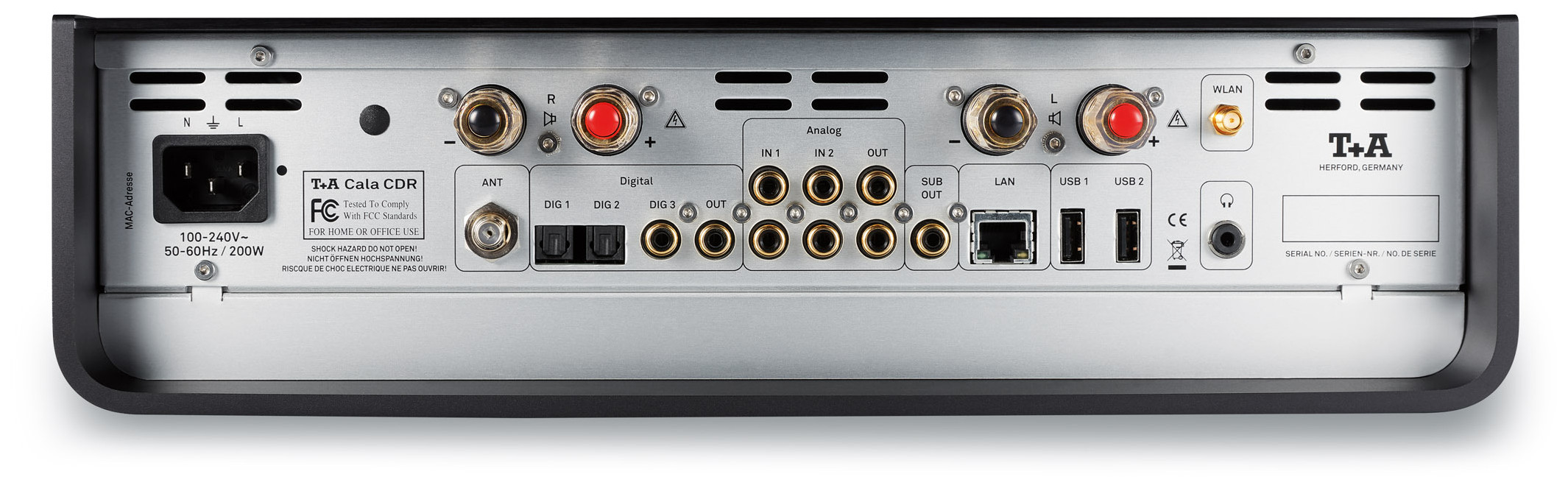 Auditorium T+A CALA CDR Streaming CD Receiver 201065 - 2