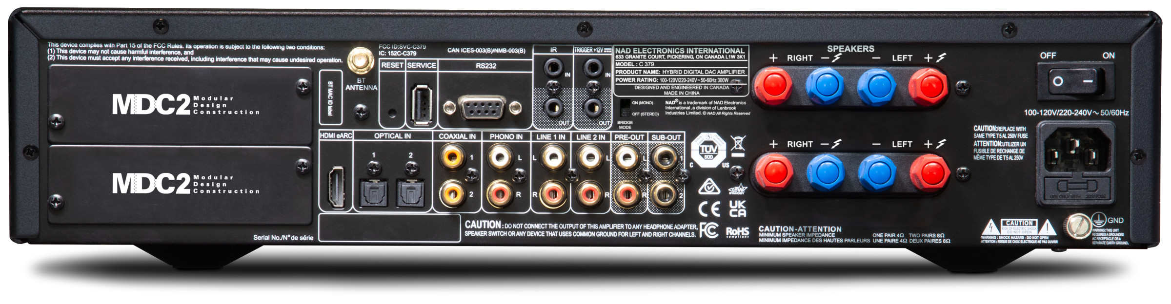 Auditorium NAD C 379 Hybrid Digital DAC Stereo-Vollverstärker 204765 - 3