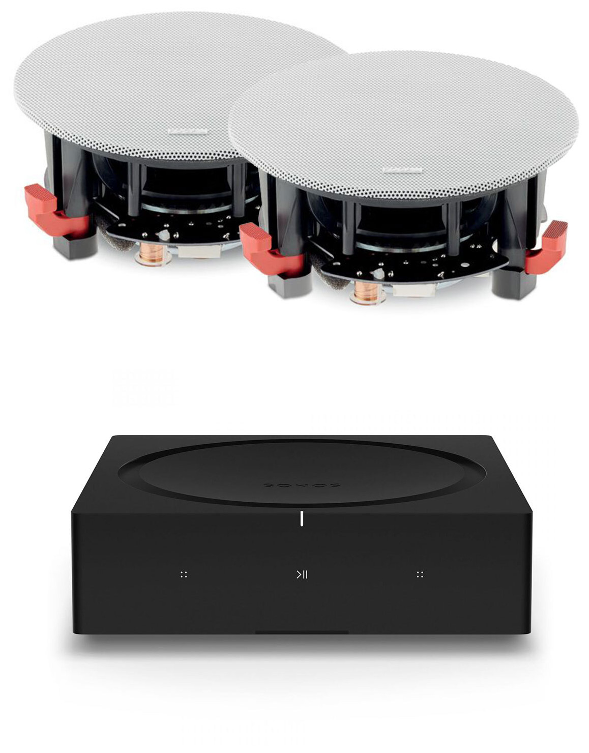 Auditorium Sonos AMP Multiroom Vollverstärker mit 2Focal ICW5 Einbaulautspr. 293298 - 1