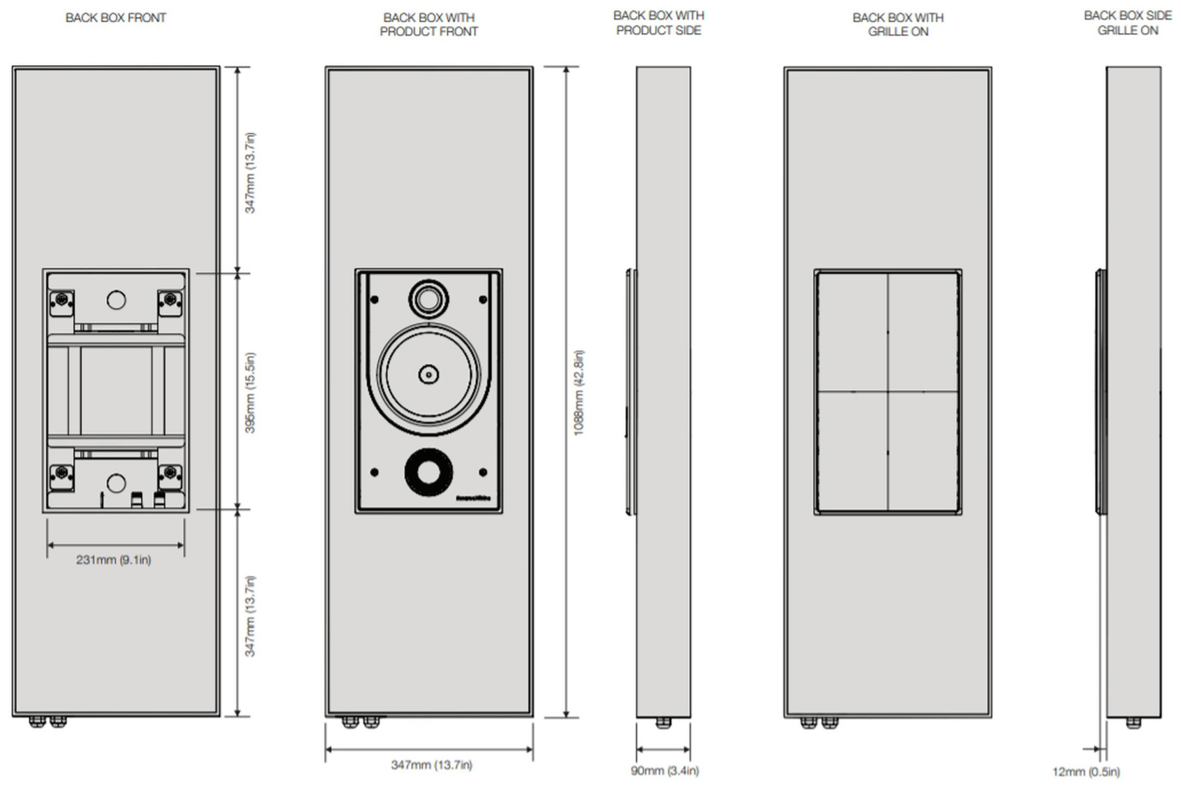 Auditorium Bowers & Wilkins Backbox BB CWM 8.5  265117 - 1