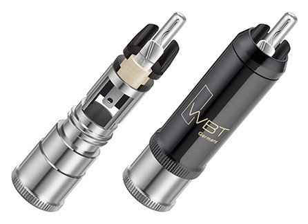 Auditorium WBT 0152 Ag RCA-Stecker für Kabel bis 10,8mm Durchm. 256445 - 1