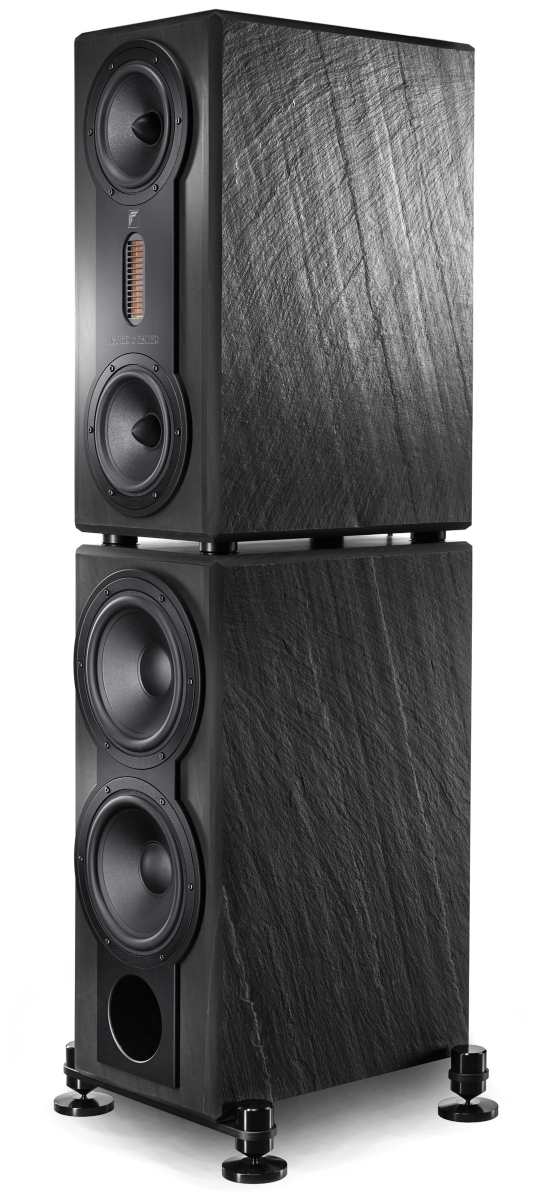 Auditorium Fischer & Fischer SN 670 Naturschiefer 3-Wege Passivlautsprecher 282834 - 2